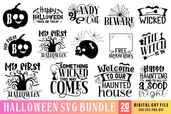 Halloween SVG Bundle: Graphics for Crafts & Marketing