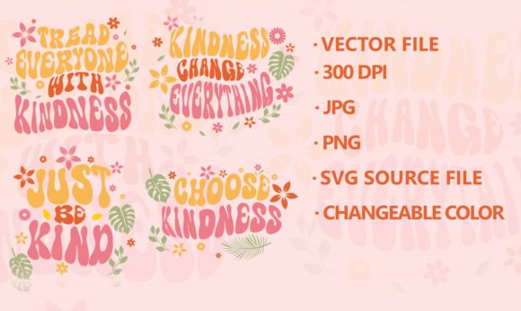 Kindness Quote SVG Graphics for Crafts