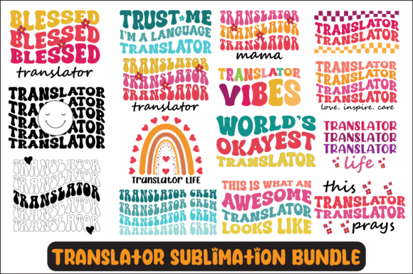 Translator SVG Graphics Bundle for Crafts